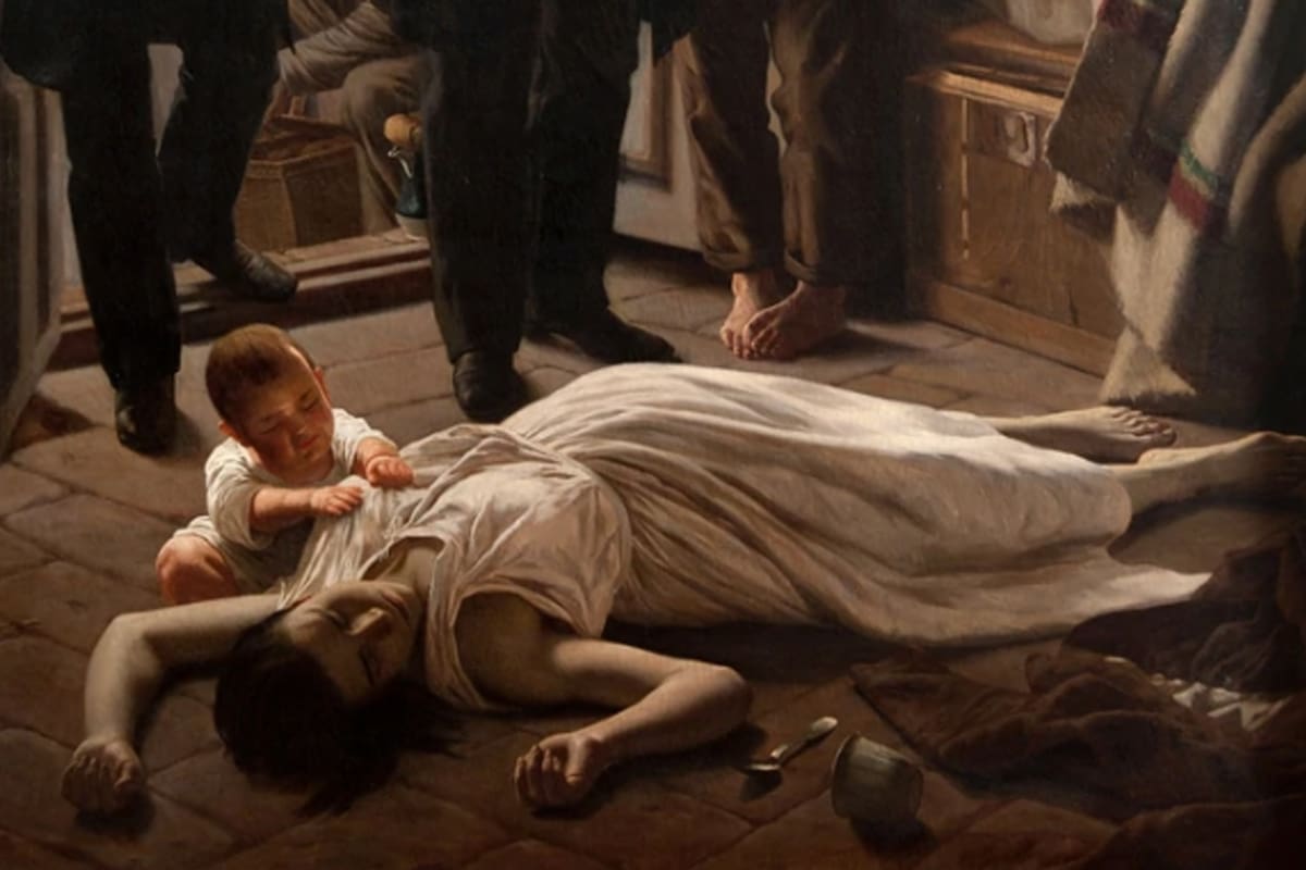 Detalle de la obra de Blanez