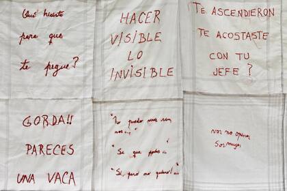 Detalle de la obra del colectivo de artistas que produce la muestra