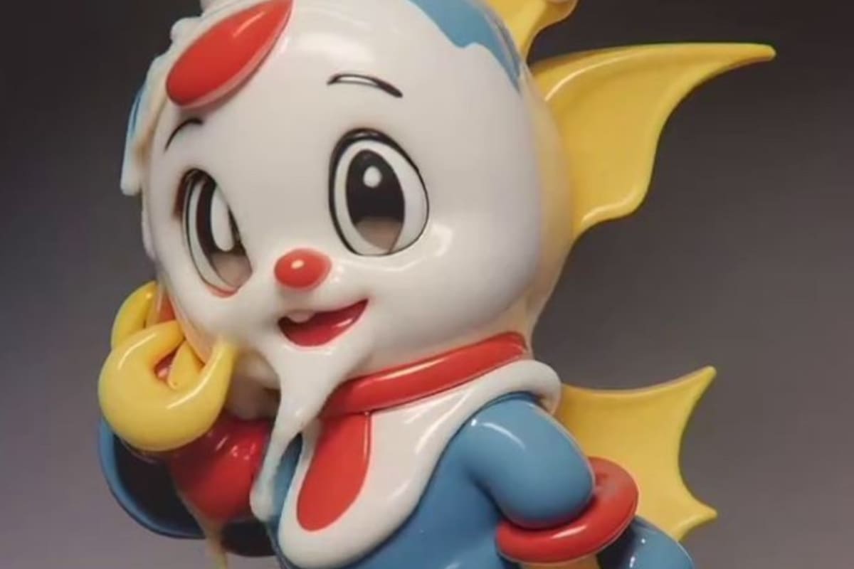 Detalle de la obra digital que generó la polémica