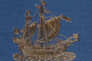 Detalle de la portada de "Los viajes de Pedro Fernández de Quirós", 1595-1606, de Sir Clements Markham