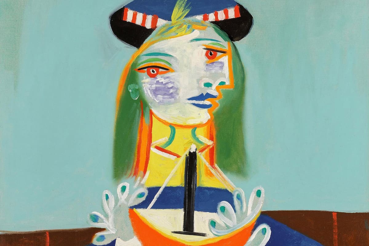 Detalle de "Niña con barco (Maya)" CULTURA SOTHEBY'S