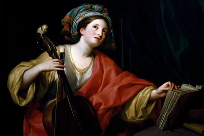 Detalle de "Santa Cecilia", de Anton Raphael Mengs