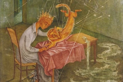 Detalle de Simpatía (La rabia del gato), comprada por Costantini