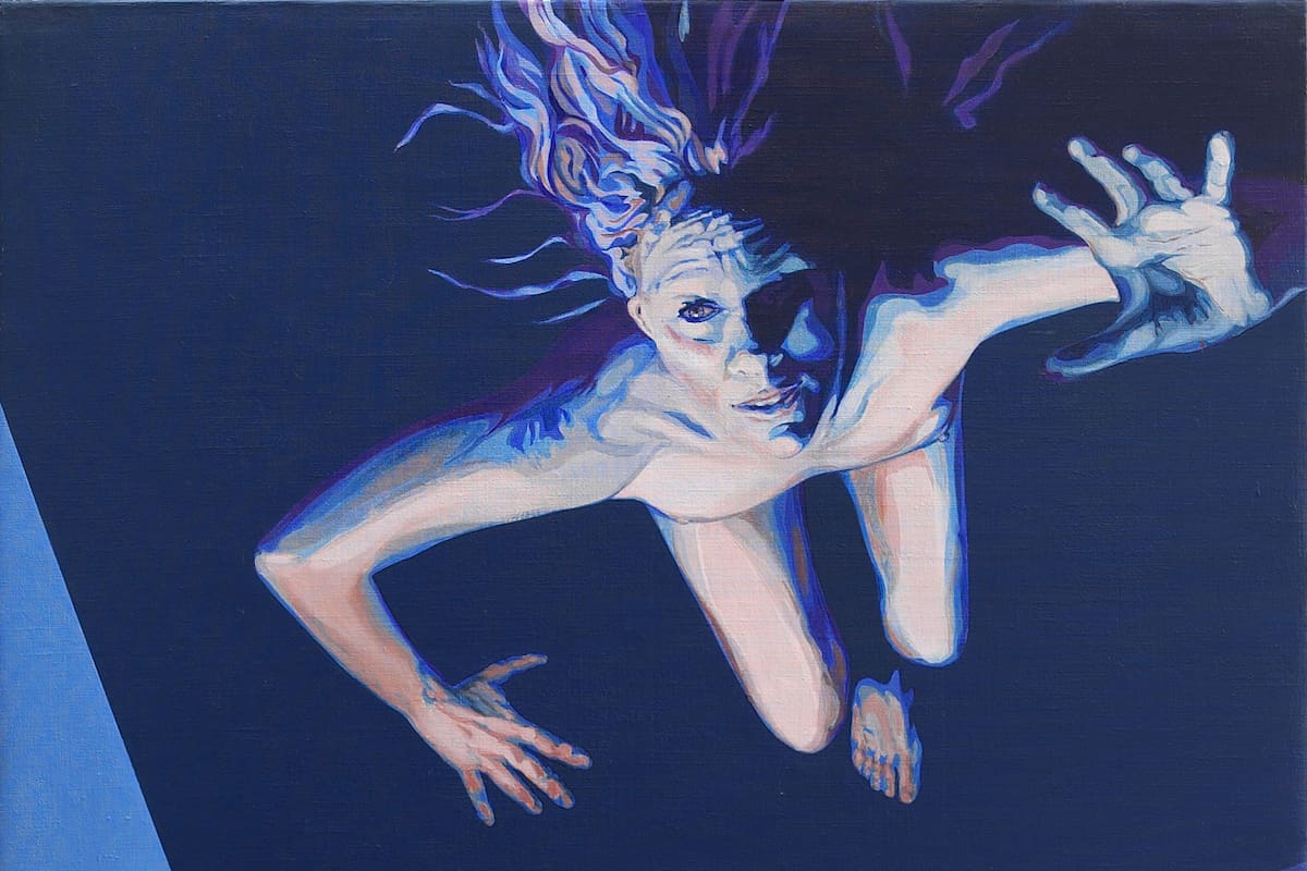 Detalle de Sin título, de la serie Diálogo del espacio, 1975
