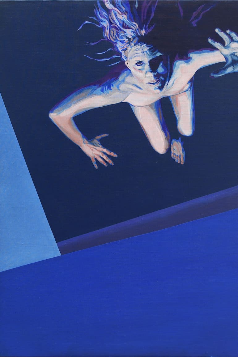 Detalle de Sin título, de la serie Diálogo del espacio, 1975