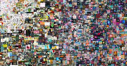 Detalle de Todos los días: los primeros 5000 días, obra de Beeple subastada el año pasado por 69,3 millones de dólares