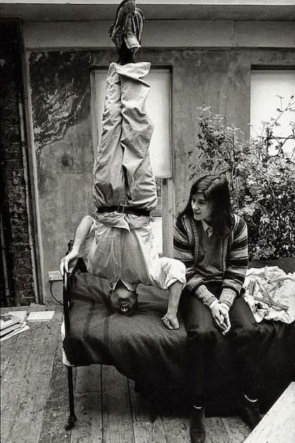 Lucian Freud y su hija Bella