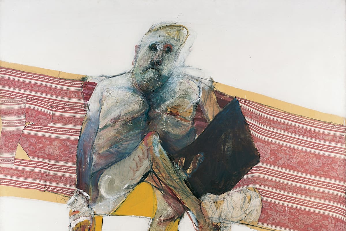 Detalle de un retrato de Spilimbergo (ca. 1963)