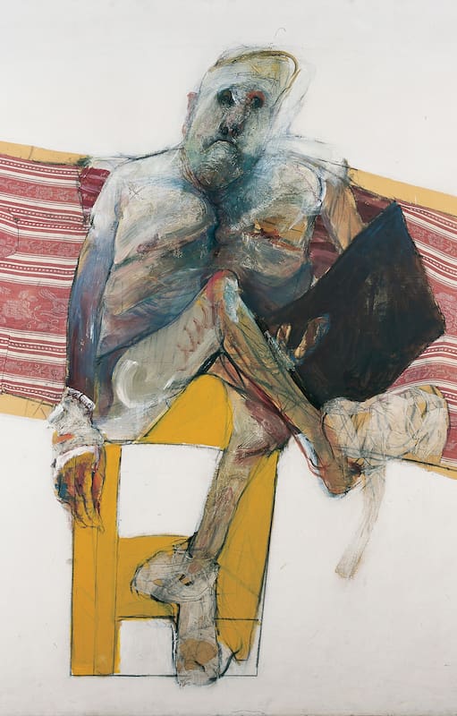 Detalle de un retrato de Spilimbergo (ca. 1963)