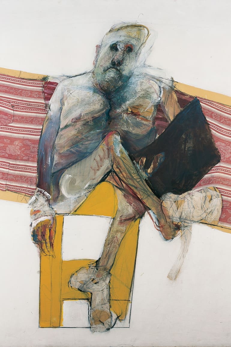 Detalle de un retrato de Spilimbergo (ca. 1963)