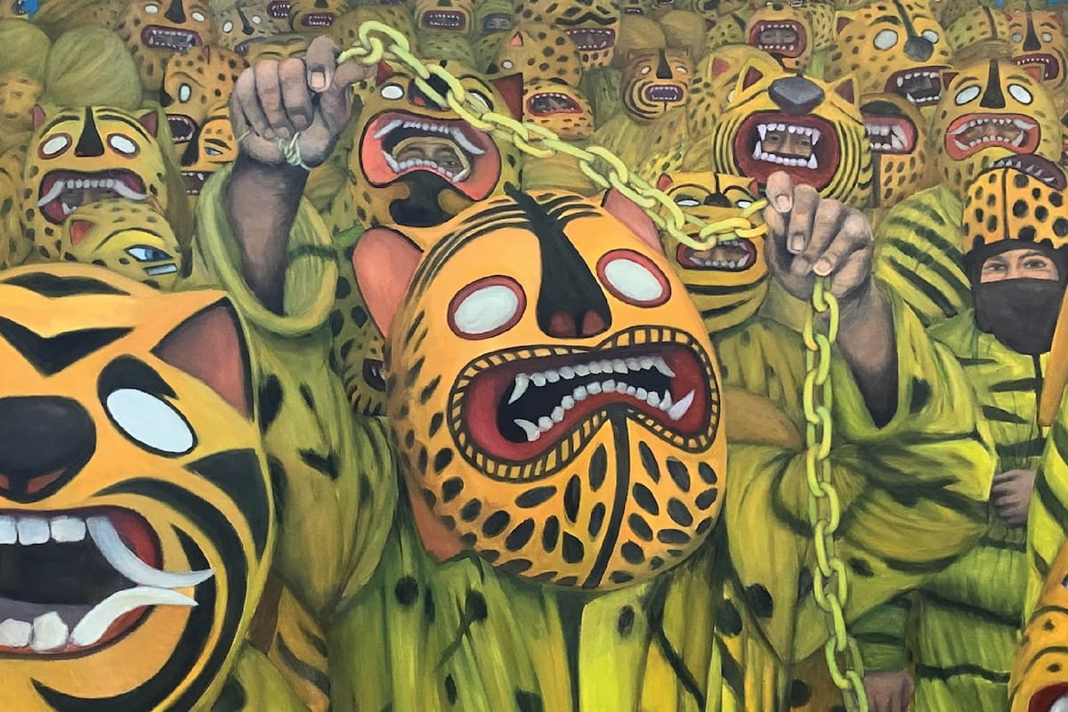 Detalle de una de las obras que integrarán la muestra en Pasaje 865