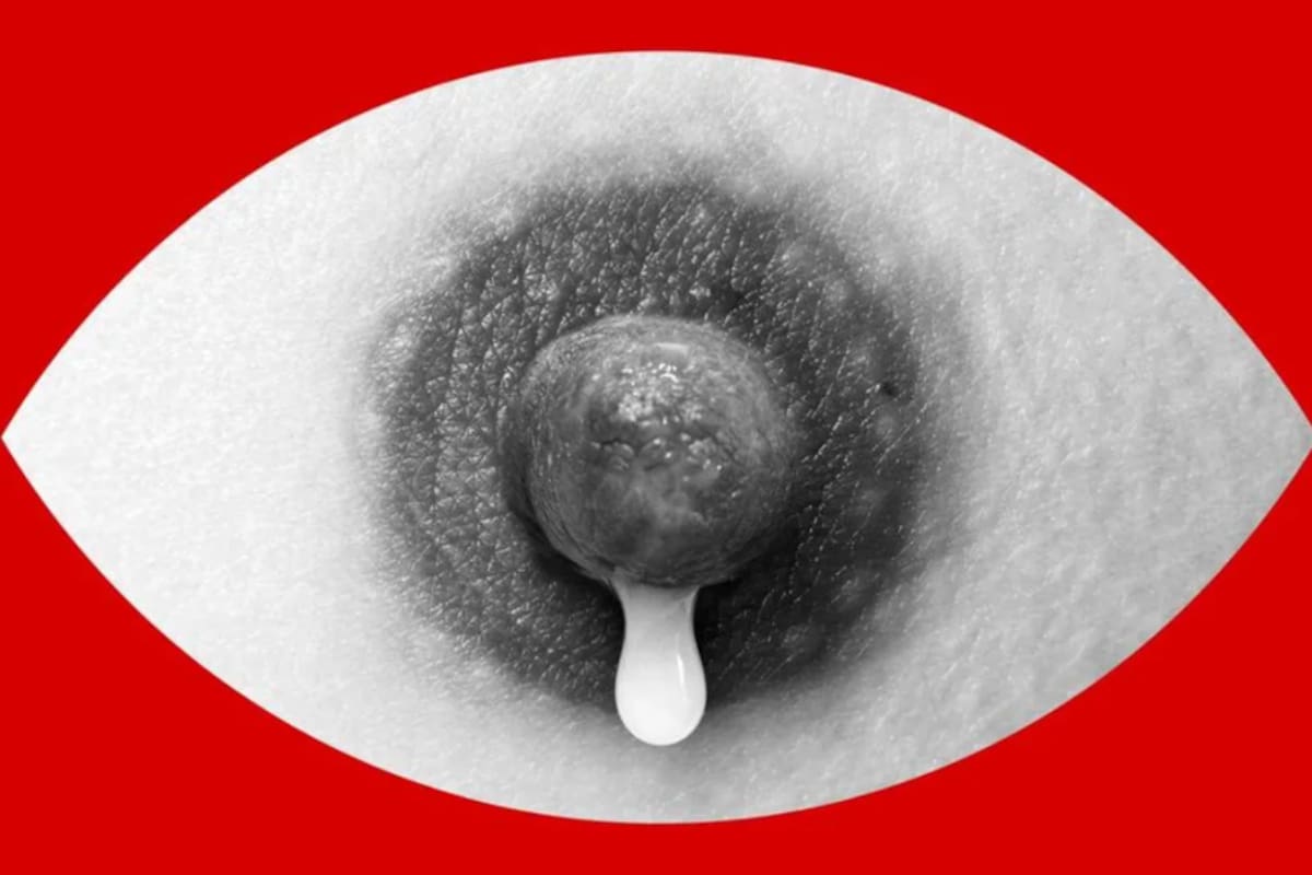 Detalle del afiche de la nueva película de Pedro Almodóvar, diseñado por Javier Jaén, que fue eliminado de Instagram