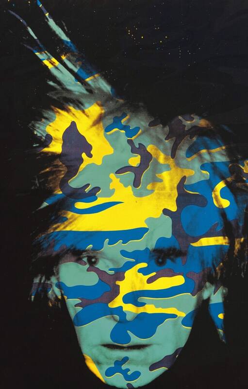 Detalle del autorretrato de Andy Warhol de la serie Fright Wigs (1986), vendido en Sotheby’s por 18,7 millones de dólares