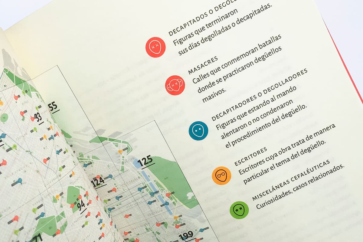 Detalle del libro "Cefaléutica de Buenos Aires", de V. M. di Maggio. Diseño de Gustavo Ibarra para el Teatrito Rioplatense de Entidades