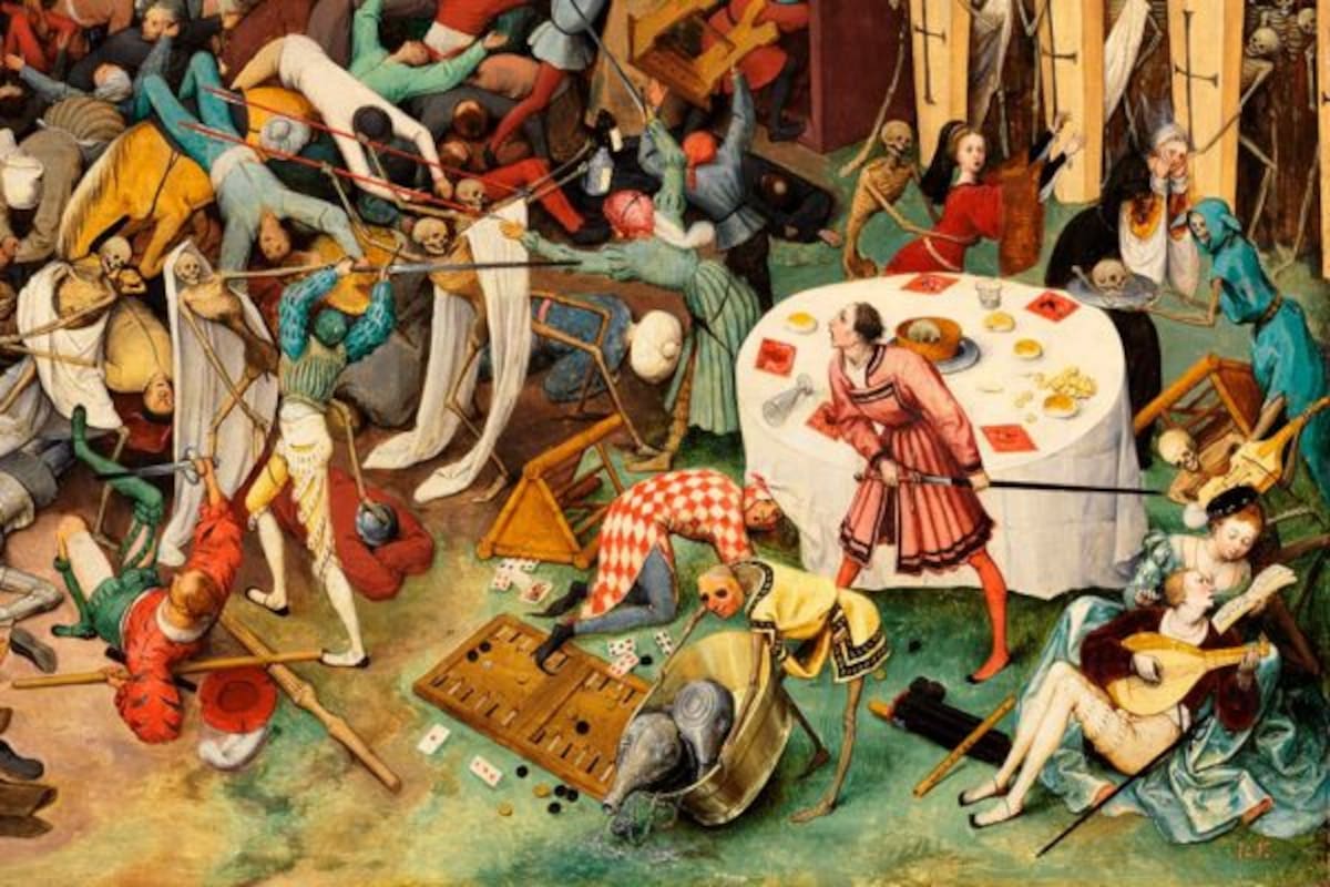 Detalle del óleo El triunfo de la muerte, de Pieter Brueghel, de 1562