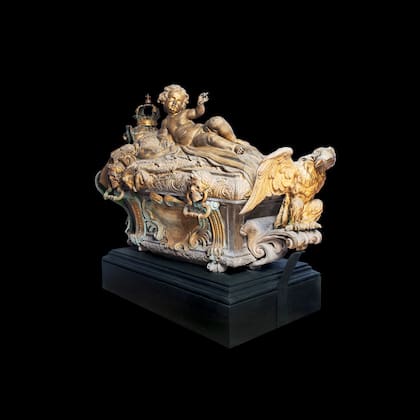 Detalle del sarcófago del príncipe Federico Ludwig von Hohenzollern