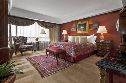 Una habitación del Park Tower, la torre de lujo pagada al Sheraton