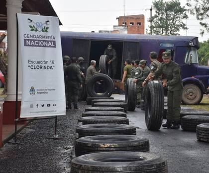 Detectaron una zona de acopio de neumáticos en Clorinda