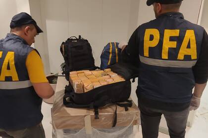 Detectives de la Policía Federal Argentina (PFA) secuestraron 65.000.000 de pesos