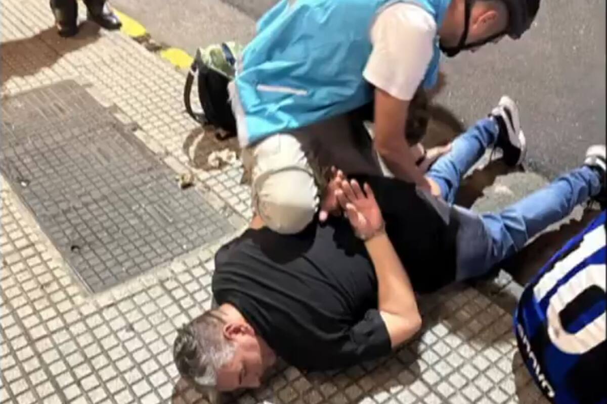 Detención de la persona que agredió a Martín González