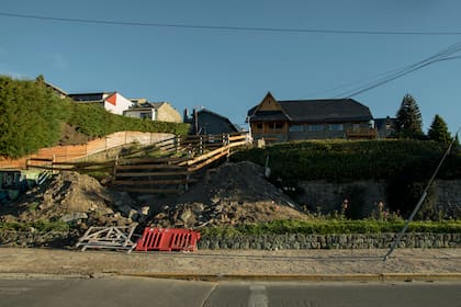 Deterioro del Centro Cívico, en San Carlos de Bariloche