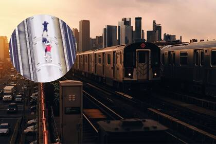 Detienen a cuatro jóvenes que hacían subway surfing en el metro de Nueva York.