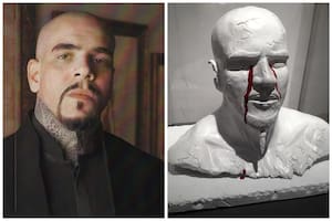Detienen en Nueva York a reconocido artista que utiliza sangre humana en sus obras