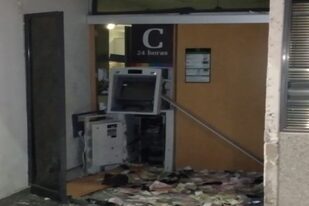 Detonaron un cajero automático en Villa Crespo para robar el dinero