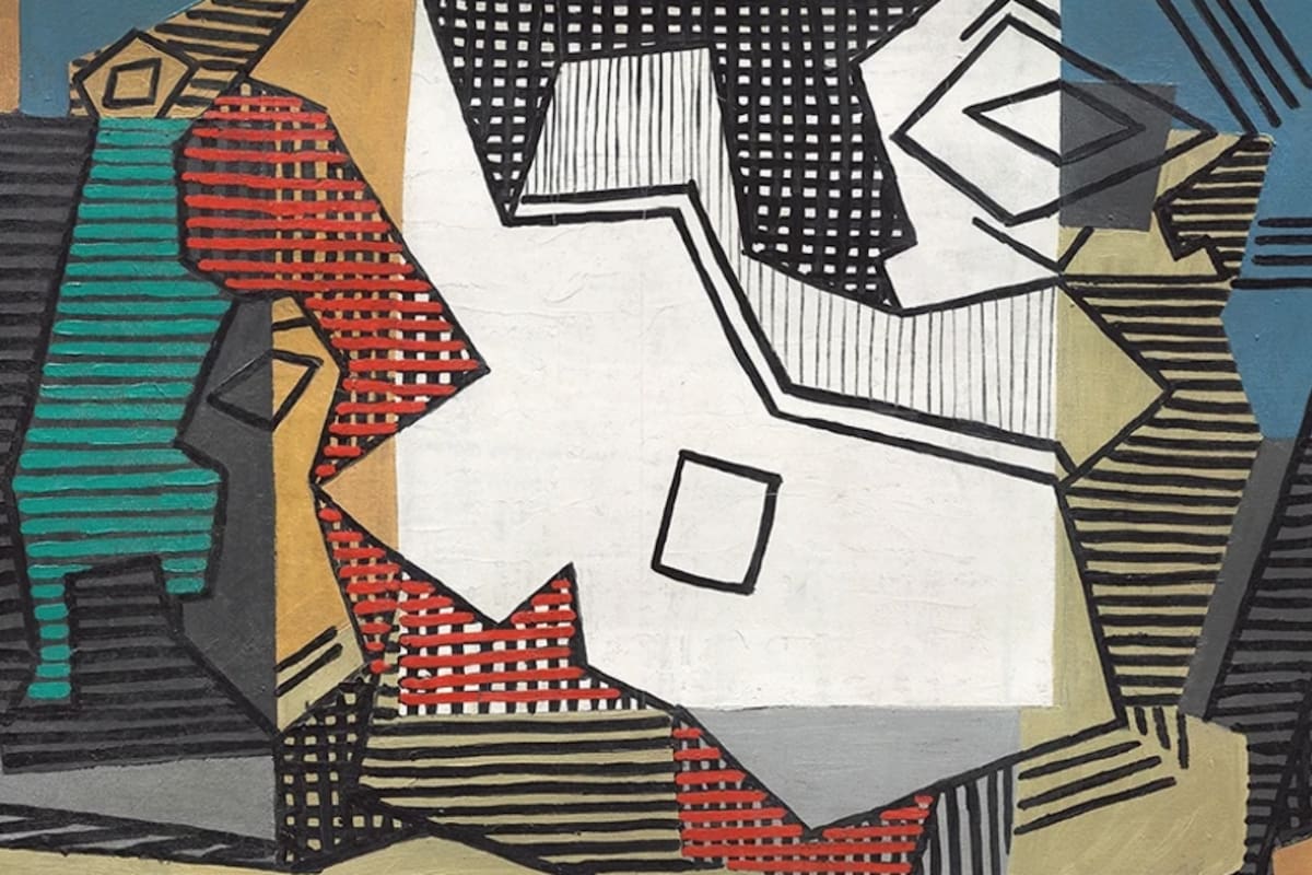 Detrás de la pintura, el artista había dejado una sorpresa. Fuente: Pinterest