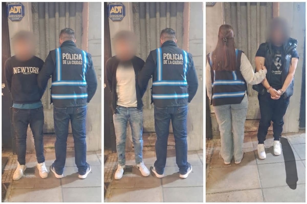 Detuvieron a tres robacoches in fraganti