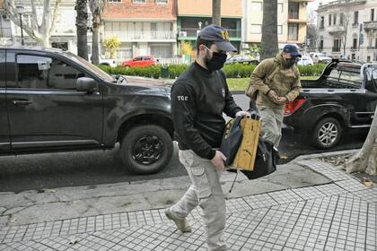 Los allanamientos de la Policía de Santa Fe en el centro de Rosario