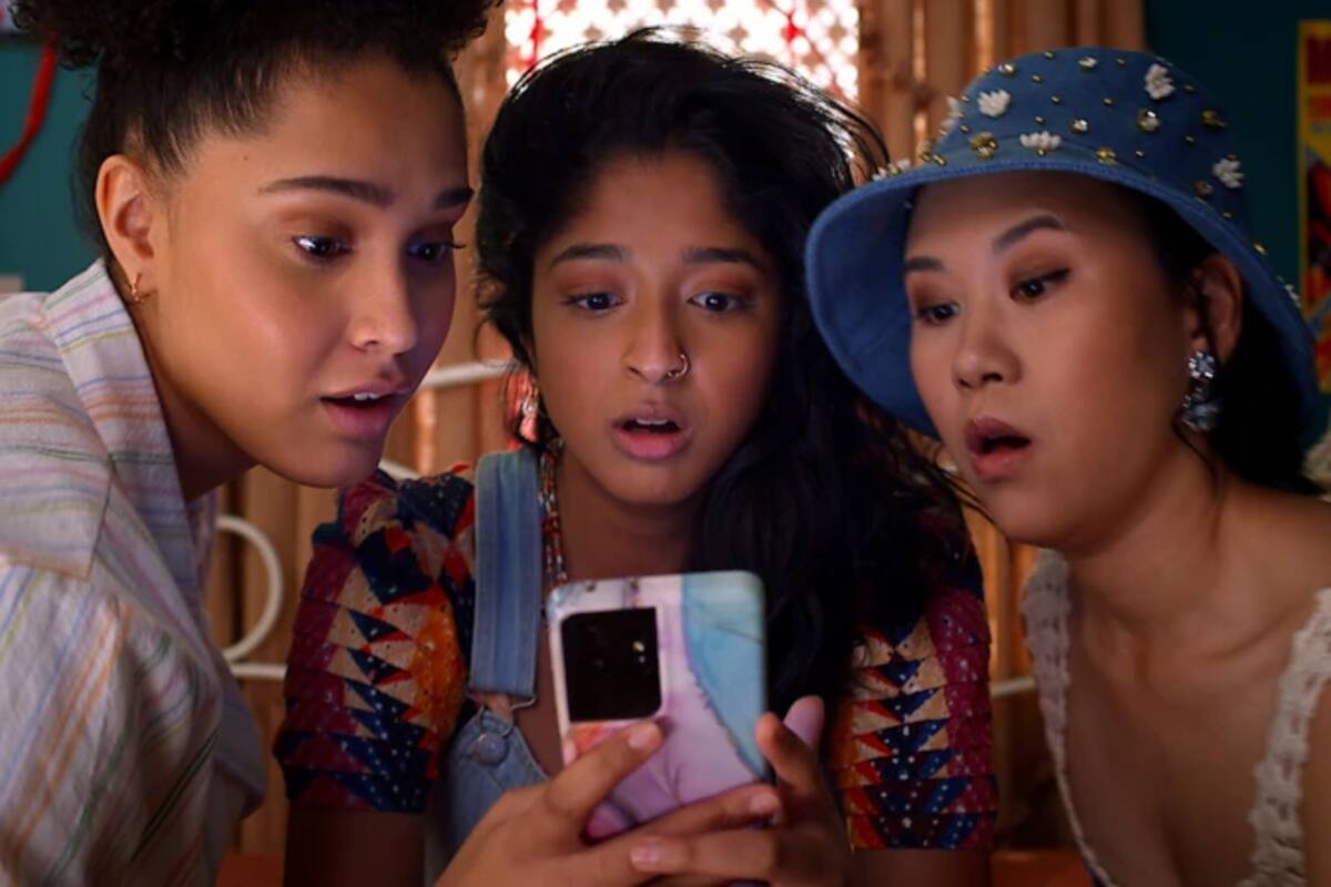 Devi, de la serie "Yo Nunca", jamás profesaría su amor por un chico por teléfono. Foto: Netflix