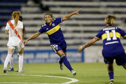 Boca celebró en la final del fútbol femenino ante River.