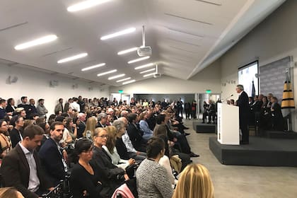 El acto de asunción del nuevo rector de la Di Tella