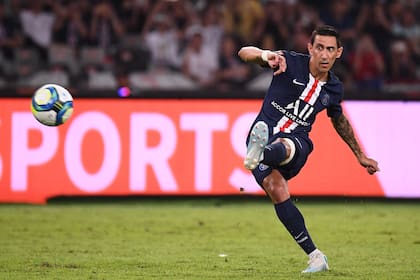 Di María anotó un golazo, que le dio otro título a PSG.