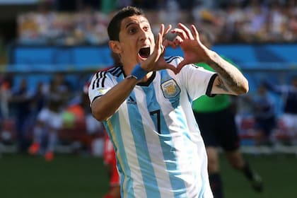 Di María, autor del agónico gol argentino ante Suiza en Brasil 2014