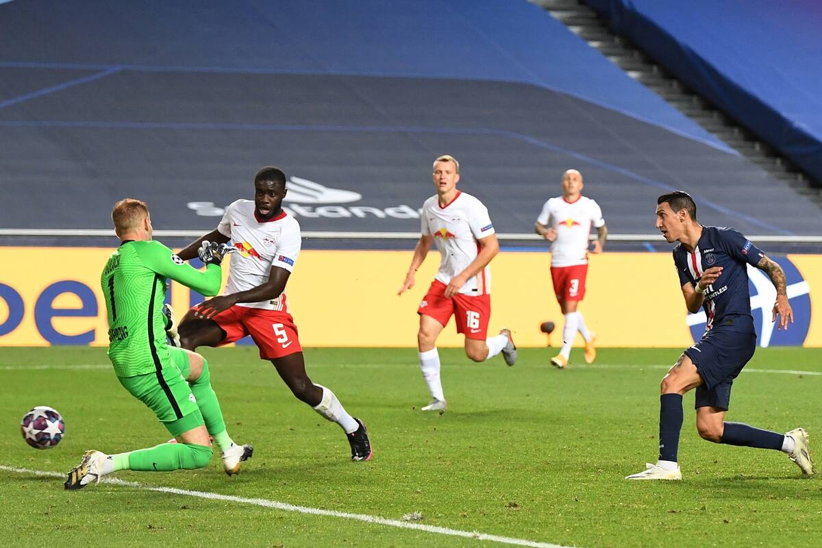 Di María convirtió un gol y asistió dos veces en la goleada de PSG que disputará la final de la Champions League el próximo domingo