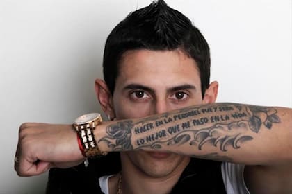Di María lleva tatuado a la calle de su infancia tatuada en su brazo: "Nacer en la Perdriel fue y será lo mejor que me pasó en la vida"