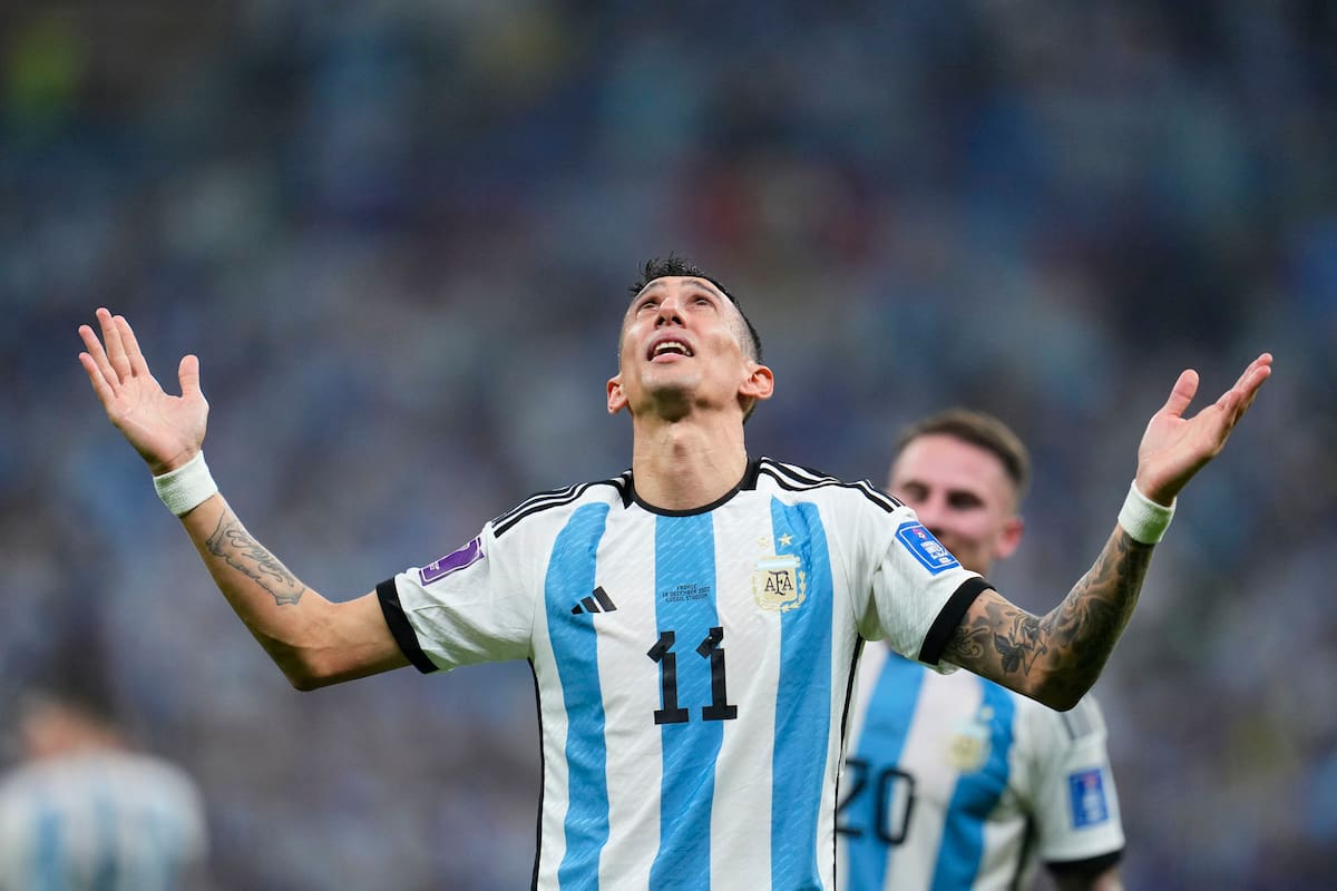Di María reconoció que agradeció a Diego Maradona tras convertir el segundo gol para Argentina en la final del Mundial de Qatar, contra Francia
