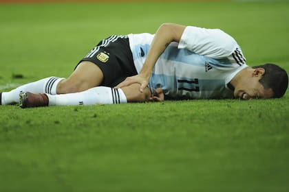 Di María, uno de los jugadores que en más de una ocasión quedó al margen en partidos importantes por problemas musculares