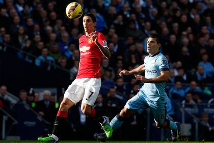 Di María y Agüero, protagonistas de lujo en el clásico de Manchester