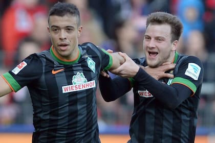 Di Santo hizo el único gol para el triunfo de Werder Bremen