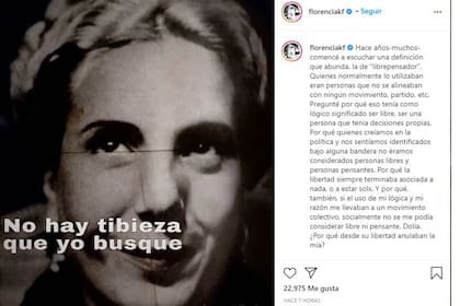 Día de la Lealtad: Florencia Kirchner compartió una imágen de Eva Duarte