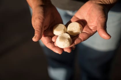 Varias mujeres del pueblo se capacitaron para elaborar mini jabones con hierbas locales, con la idea de ser proveedoras de las hosterías.
