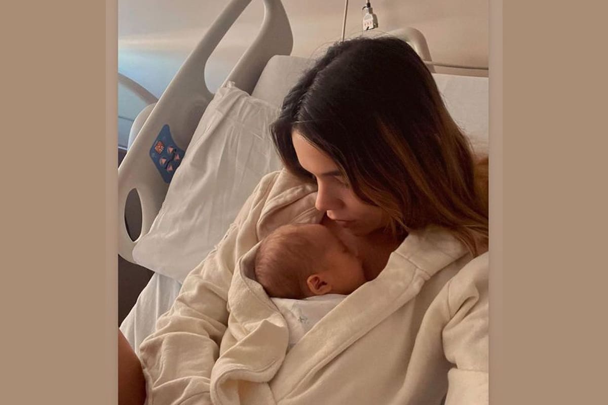 Diana Arnopoulos y la primera imagen pública del pequeño Noah