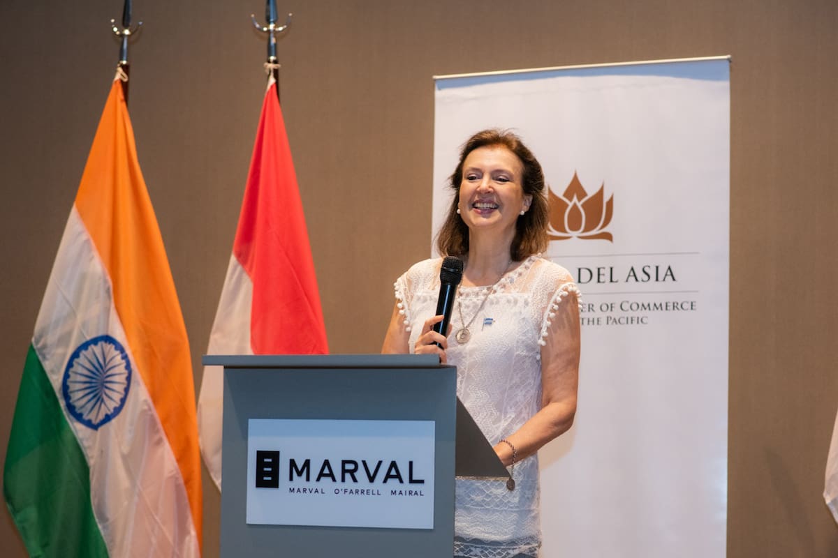 Diana Mondino en la Cámara del Asia