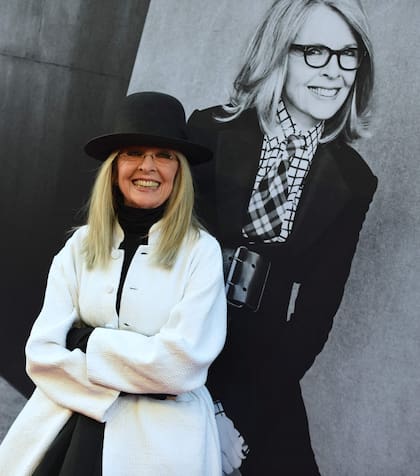 Diane Keaton en la llegada al AFI Life Achievement Award Gala