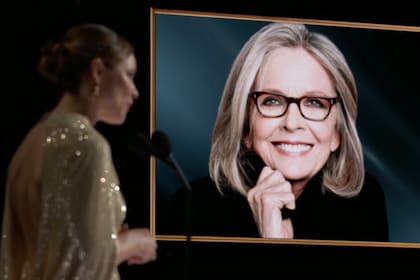 Diane Keaton, homenajeada en el In Memoriam de los premios Oscar 2026