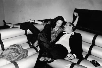 Diane von Fürstenberg en la "sala de goma"