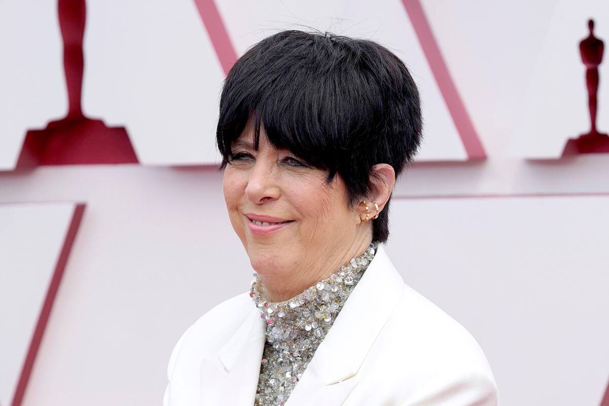 Diane Warren, en la alfombra roja de los Oscar